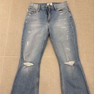 Frame Denim Vintage Blue Flare Jeans